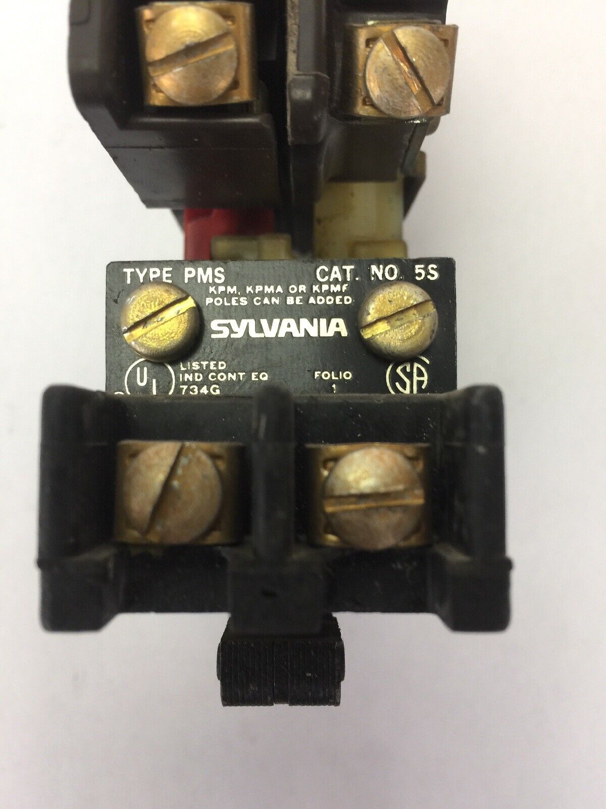 SYLVANIA PMS 6S SLIM JIM RELAY TB139-1 COIL 110-120V 60HZ 110V 50HZ