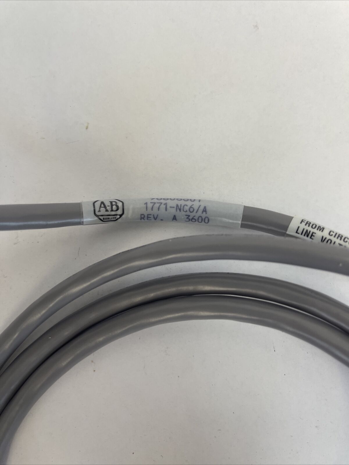ALLEN BRADLEY 1771NC6 CABLE SERIES A REV A01