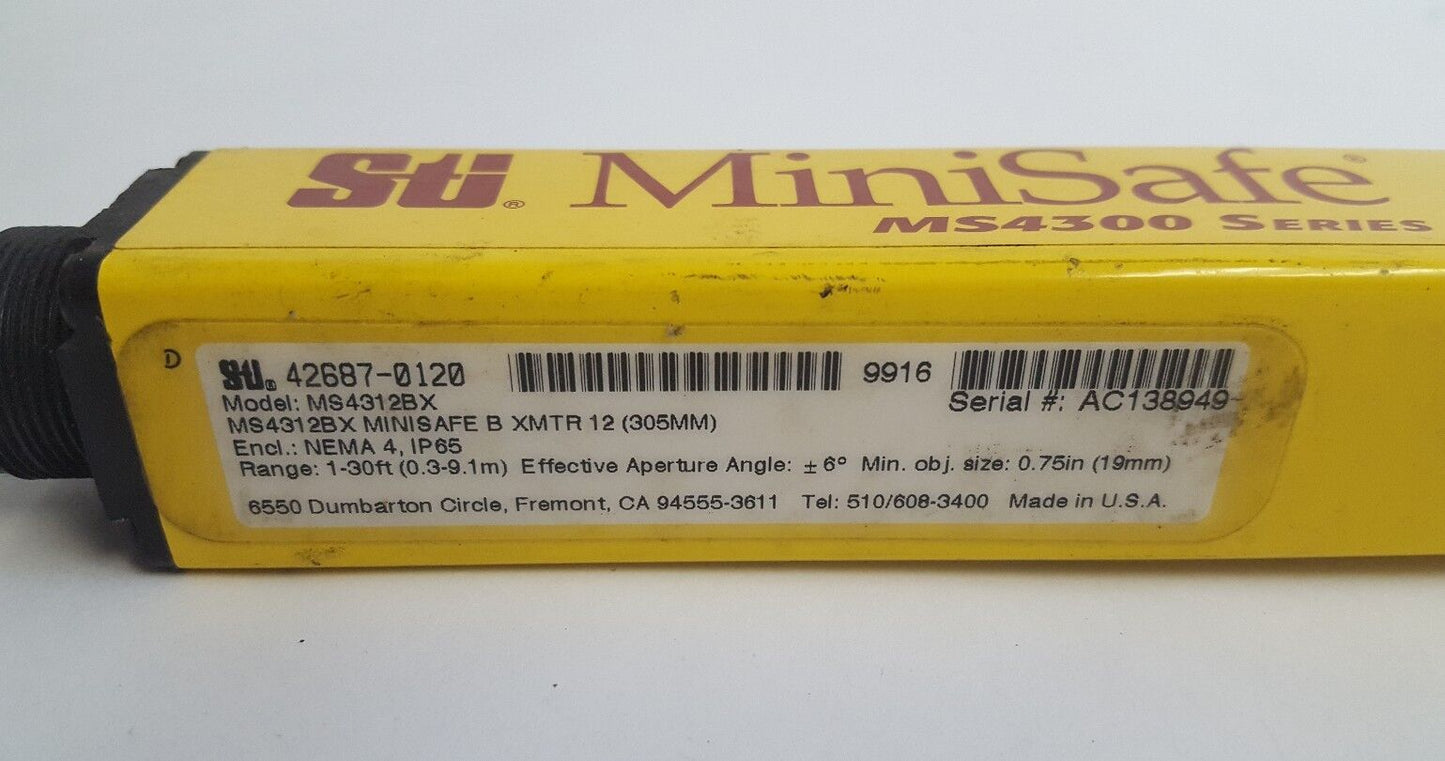 STI Minisafe MS4312BX MS4300 Series Range 1-30ft, USED