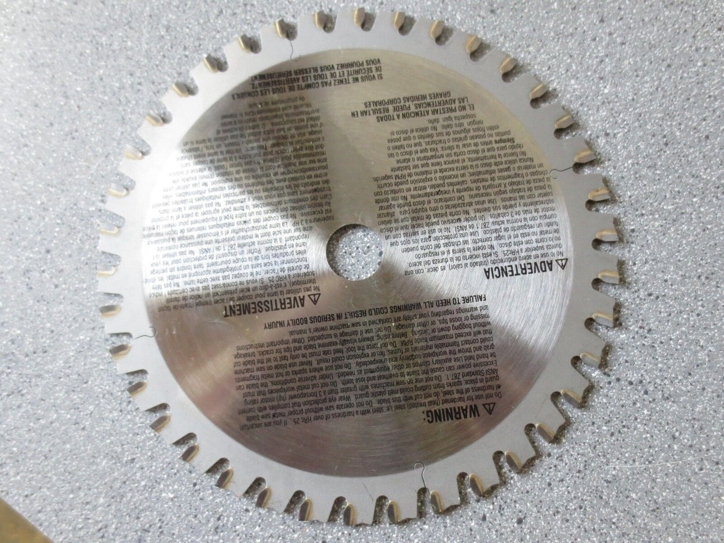 DML 72804 STEEL PRO 38T 7-1/4" CARBIDE TIPPED CIRC SAW BLADE ATB - NEW SURPLUS