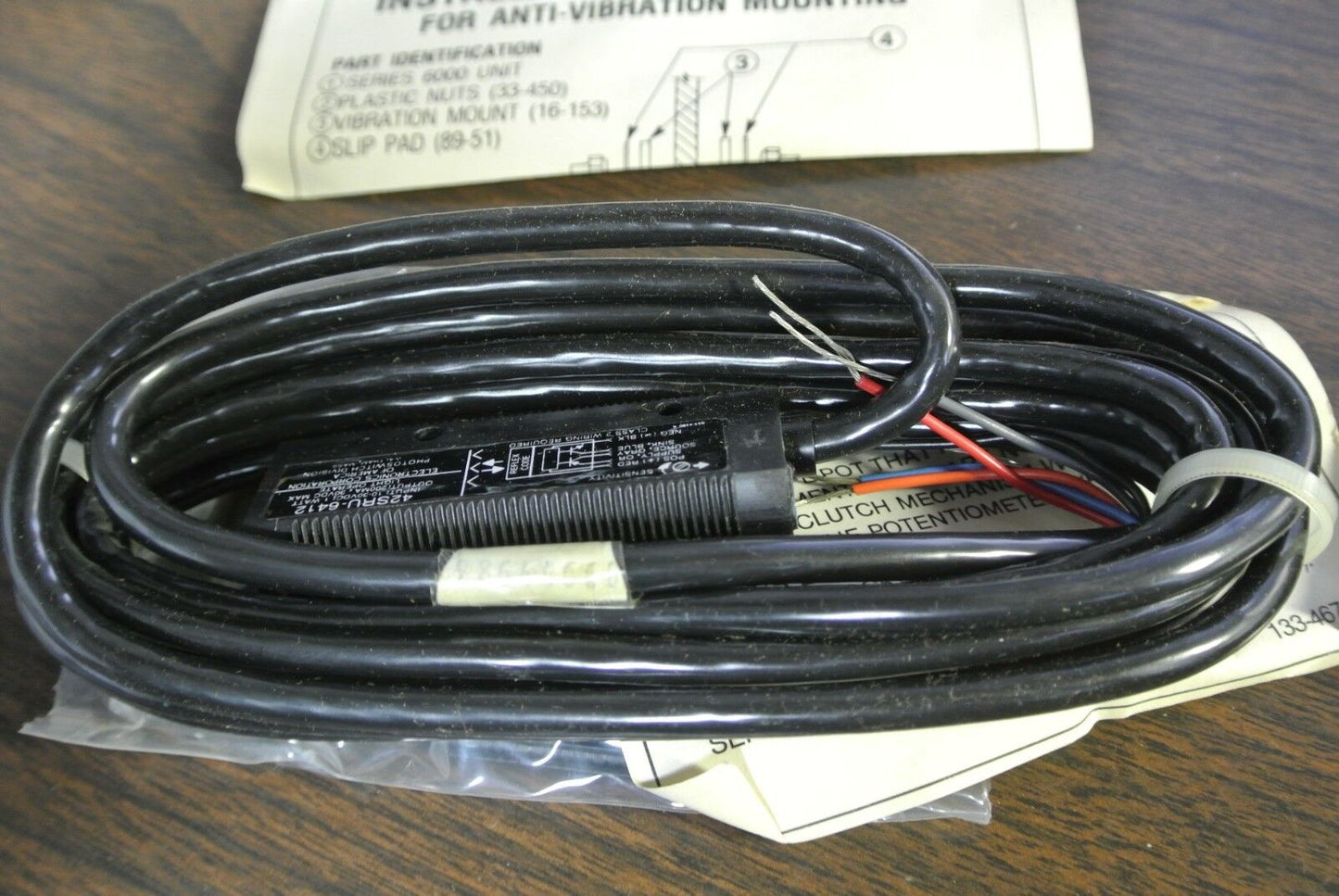 ELECTRONICS CORP of AMERICA 42SRU-6412 REFLEX CODE READER / PHOTOSWITCH