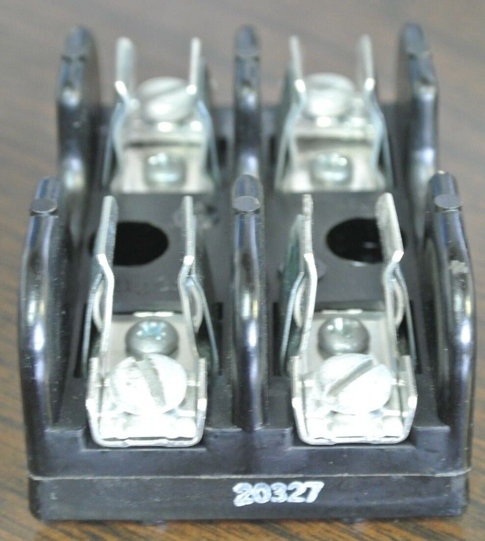 LOT of 5 / ALLEN-BRADLEY 1491-N122 FUSE BLOCK 30A, 250V, 2-POLE - NEW SURPLUS