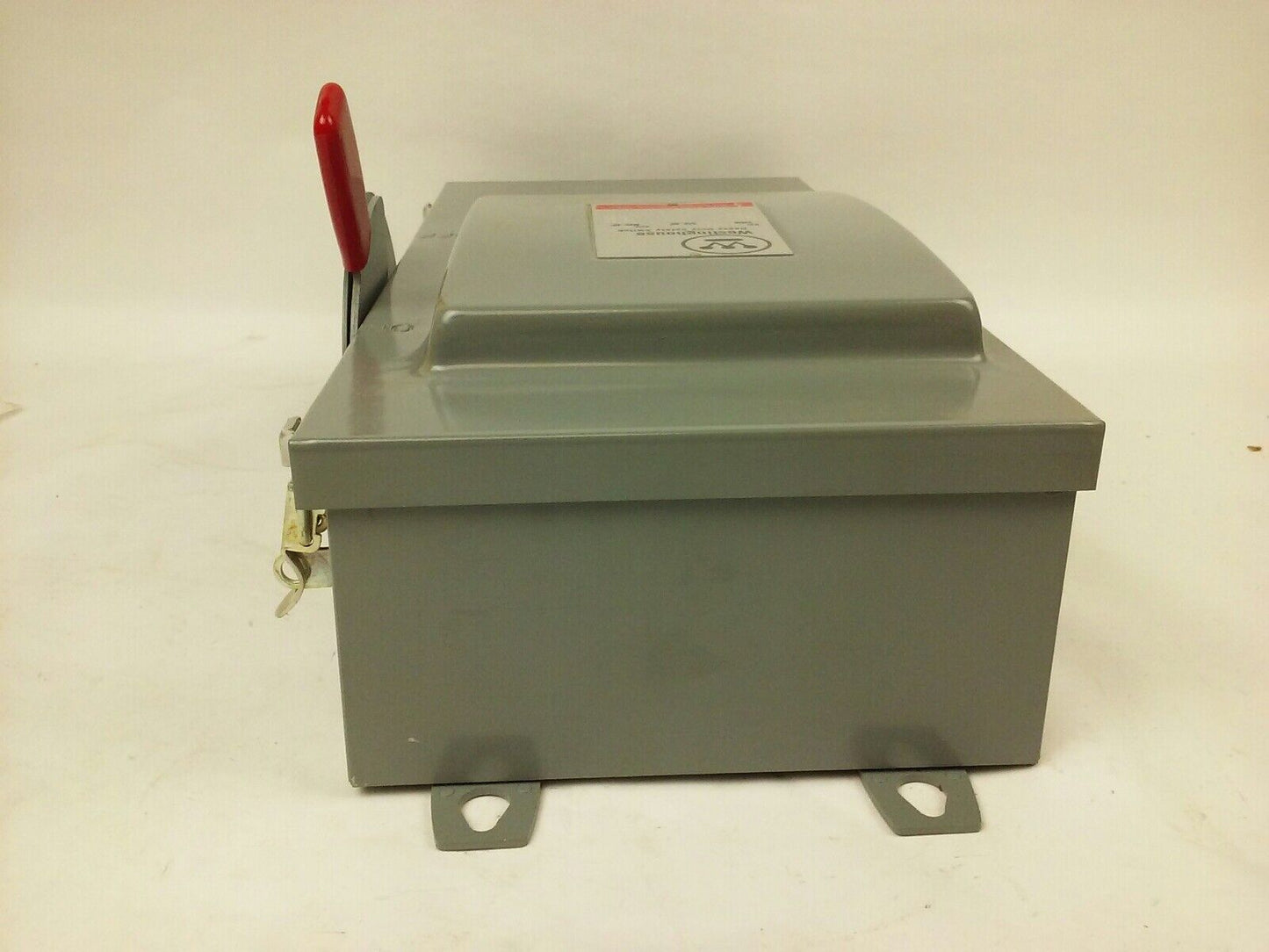 WESTINGHOUSE JHU361 H.D. SAFETY SWITCH NON FUSIBLE, 3PH, 30A, 600V, 20HP NEMA 12