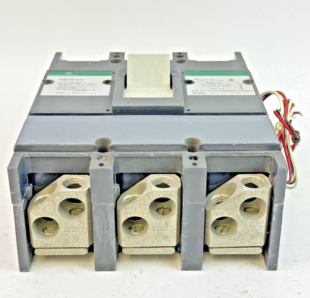 GE - TJK636Y600 - MOLDED CASE SWITCH W/ AUXILIARY SWITCH- 3 POLE/600VAC/600A