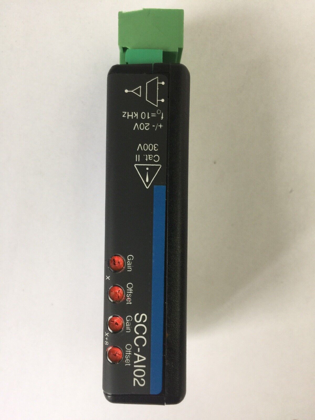 NATIONAL INSTRUMENTS SCC-AI02 ISOLATED ANALOG INPUT MODULE +/- 20V