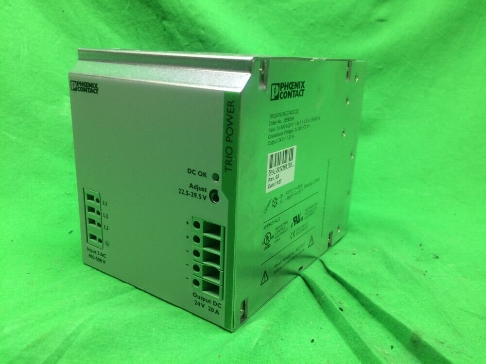 PHOENIX CONTACT TRIO-PS/3AC/24DC/20 POWER SUPPLY