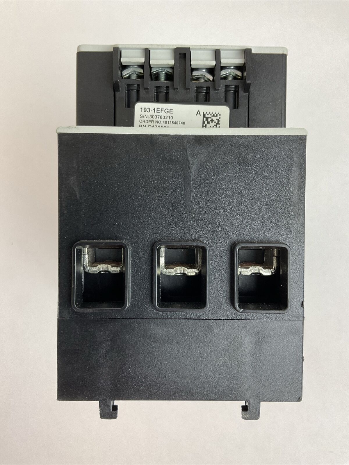 ALLEN BRADLEY STARTER (100-C85D*00 SER A CONTACTOR + 193-1EFGE RELAY + 100S)