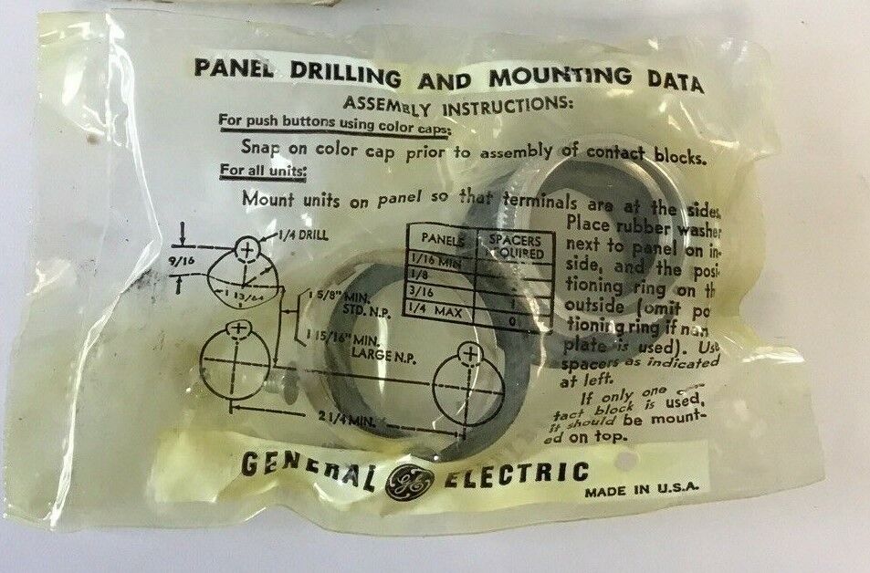 GENERAL ELECTRIC CR2940US200M SELECTOR SWITCH