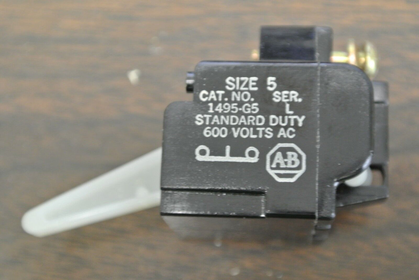 ALLEN-BRADLEY 1495-G5 AUXILIARY CONTACT / N.C. / EARLY BREAK / SIZE 5 / NEW SURP