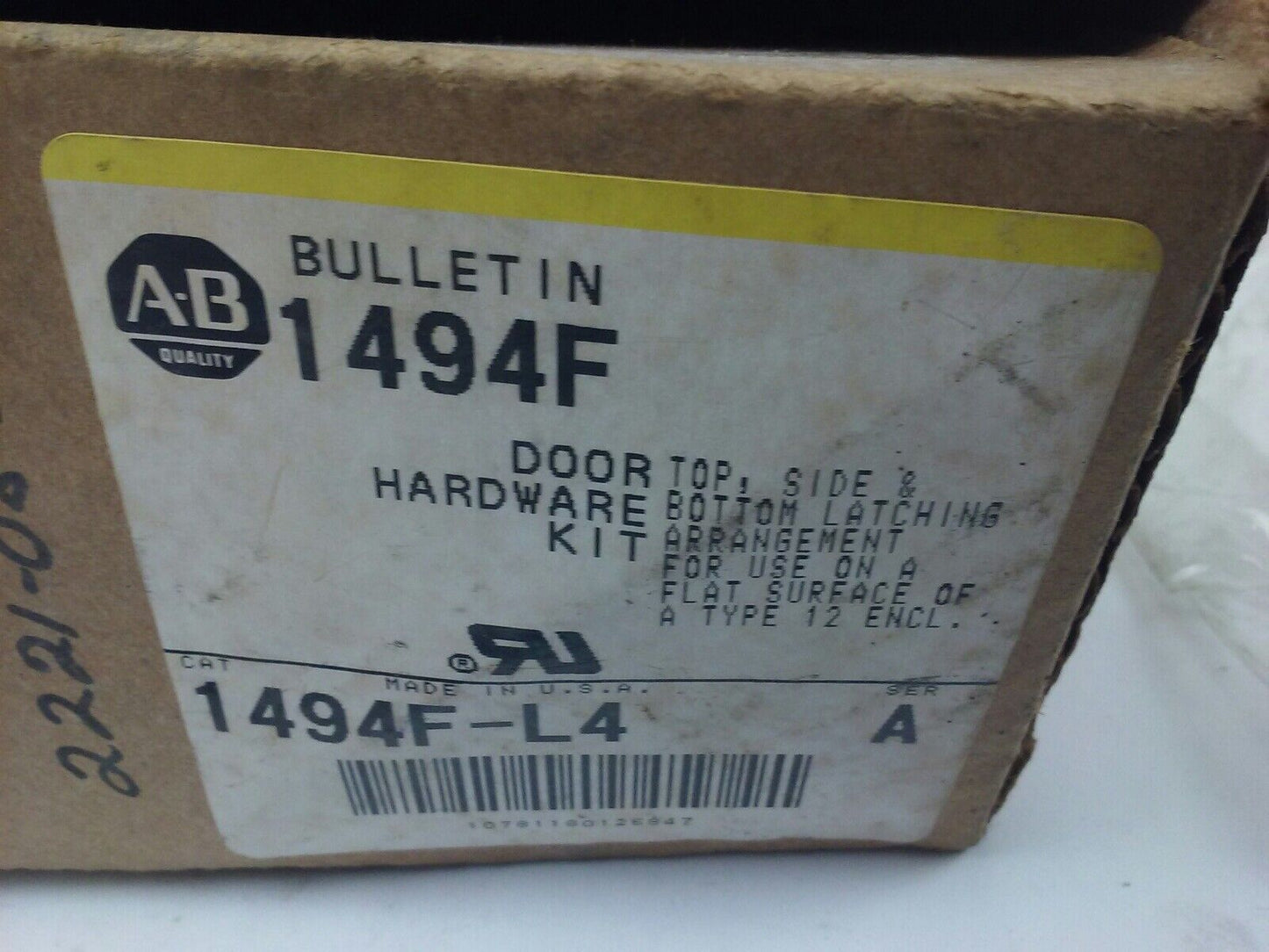 ALLEN BRADLEY 1494F-L4 DOOR HARWARE KIT