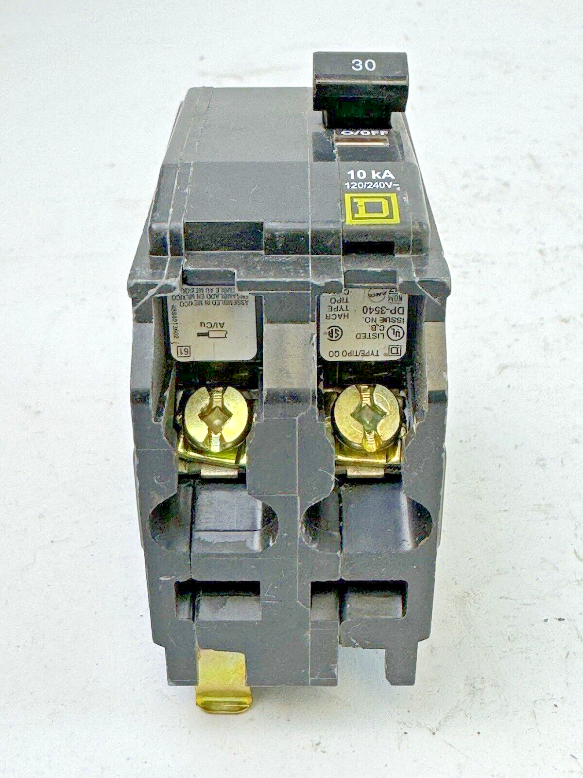 SQUARE D - QO230 - CIRCUIT BREAKER - 2 POLE/240VAC/30A/10kA