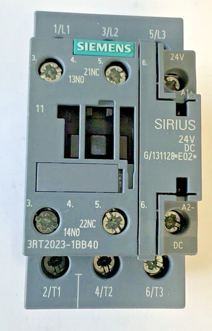 SIEMENS 3RT2023-1BB40 CONTACTOR 24VDC