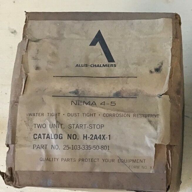 ALLIS-CHALMERS H-2A4X-1 START/STOP PUSH BUTTON