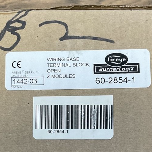 FIREYE 60-2854-1 WIRING BASE TERMINAL BLOCK OPEN Z MODULES