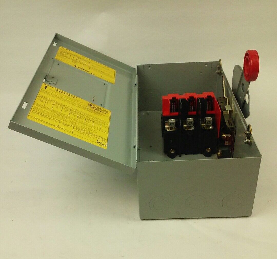 POWERMASTER EATON H361NFK HEAVYDUTY SAFETY SWITCH,30A,600V, 3P, NON FUSIBLE