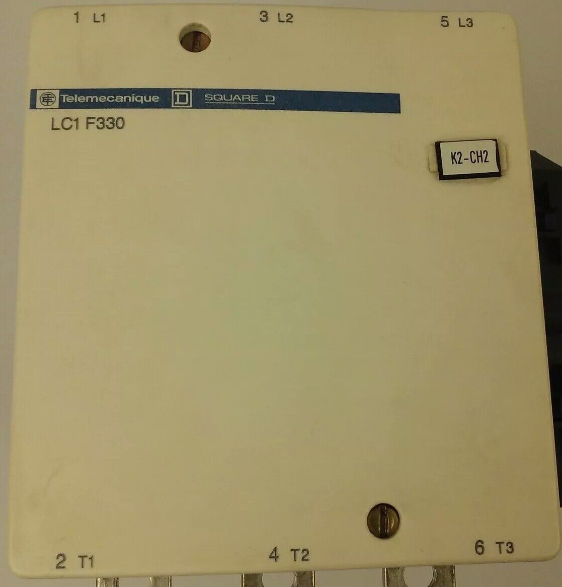 TELEMECANIQUE LC1F330 CONTACTOR,3PH,600VAC, 370A, 250HP, 120/127V 40/400HZ COIL