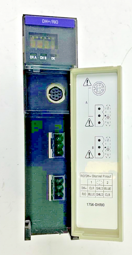 ALLEN BRADLEY 1756-DHRIO SER.E COMMUNICATION INTERFACE FWREV.7.2 24VDC