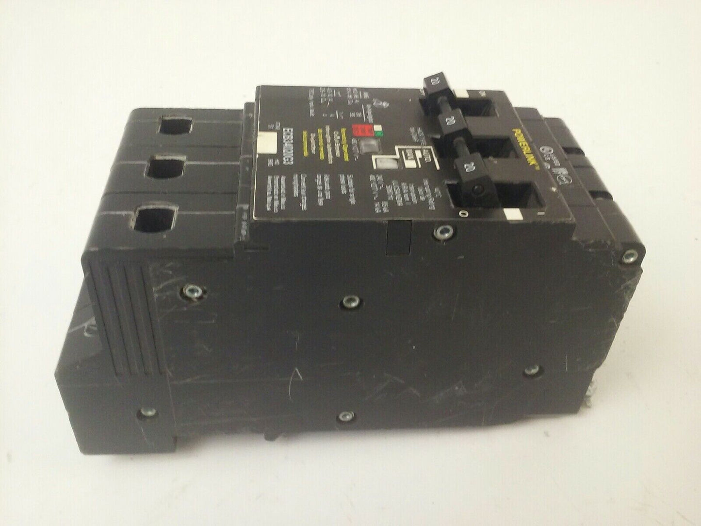 SCHNEIDER SQUARE D ECB34020G3 TYPE ECB BOLT-ON CIRCUIT BREAKER 3P 20A 480Y/277V