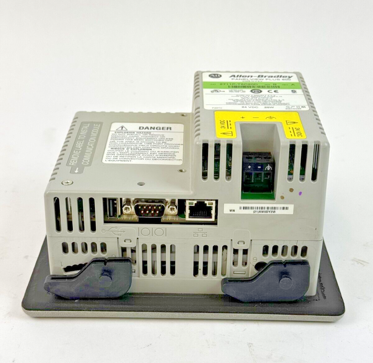 ALLEN-BRADLEY - 2711P-T6C20D SER. B REV. A - PANELVIEW PLUS 600 - 6" TOUCHSCREEN