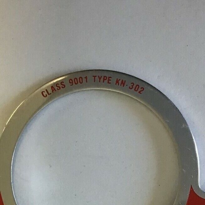 SQUARE D LEGEND PLATE "STOP" 9001 KN-302 ****LOTOF42****