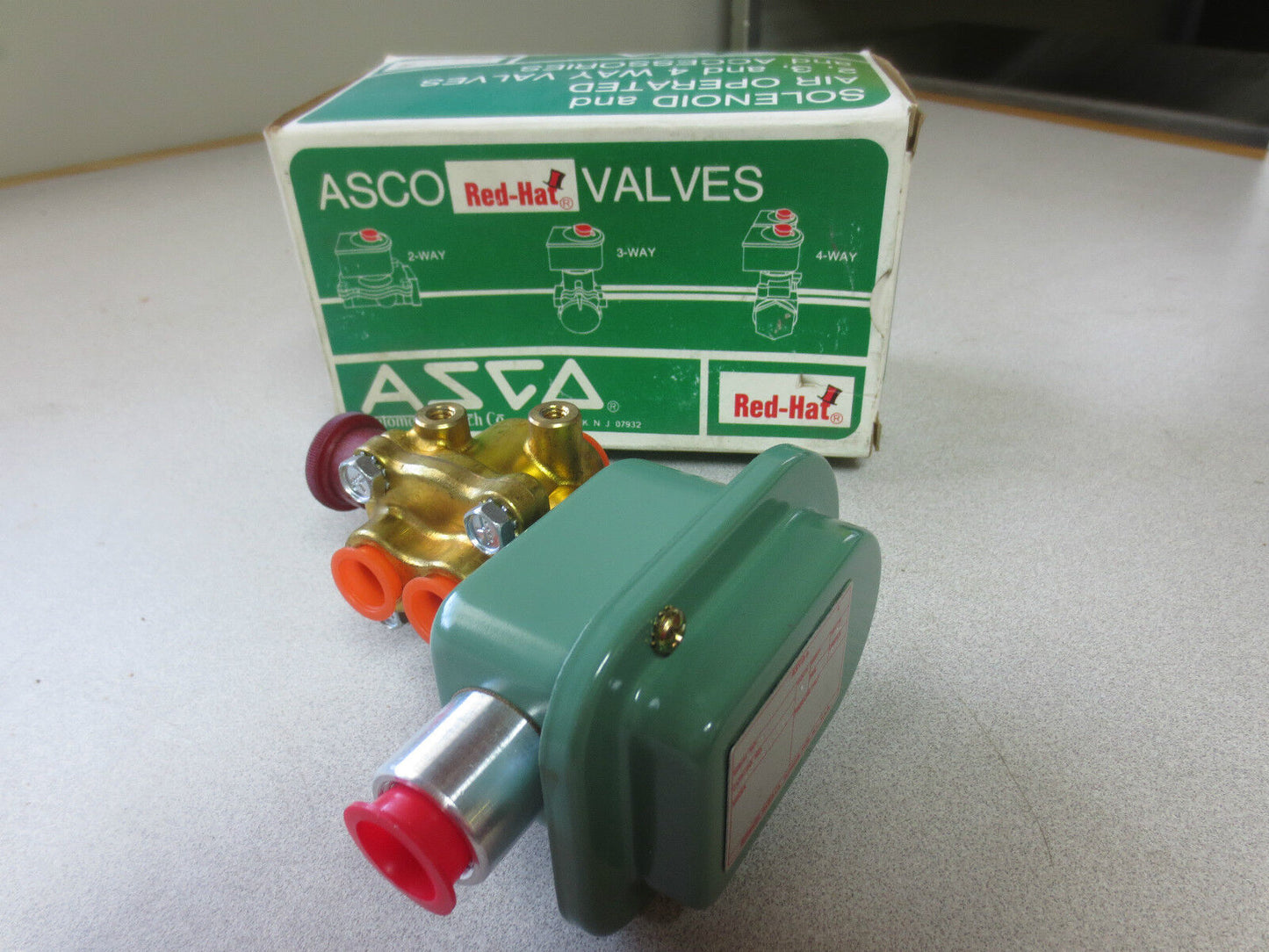 ASCO WPKB8342C3PMS SOLENOID VALVE 120/60, 20W, 3/8 PIPE, 3/16 ORIFICE 125psi NEW