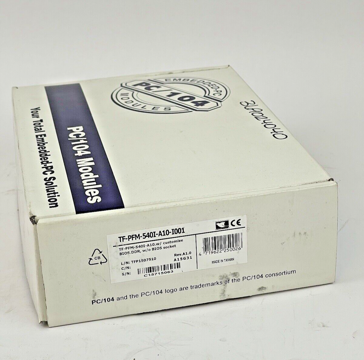 AAEON PFM 540I-A10 -REV. A1.0-PC 104 MODULE - TF-PFM-540I-A10-I001 - MOTHERBOARD