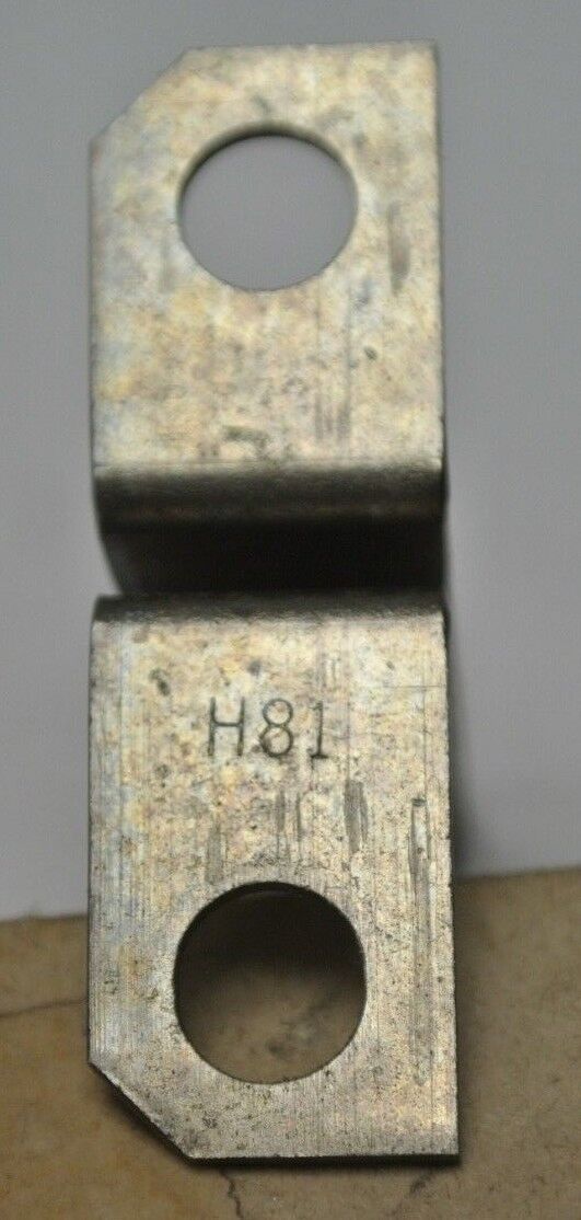 LOT of 2 / WESTINGHOUSE H81 OVERLOAD HEATER ELEMENTS / H-81