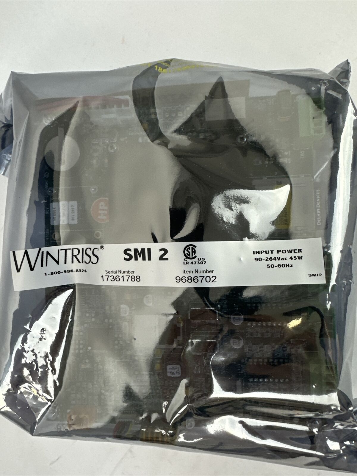WINTRISS 9686702 SMI 2 PANEL MOUNT INPUT POWER 90-264VAC 45W 50-60HZ