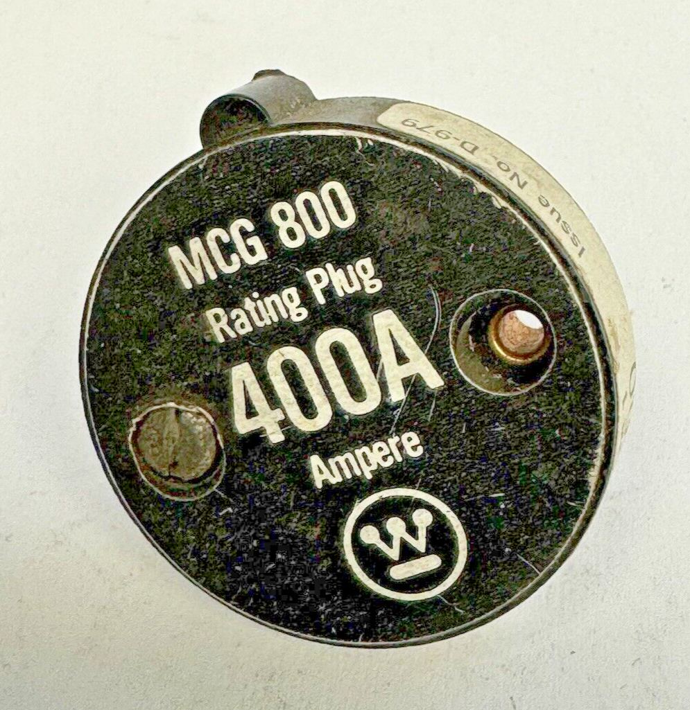 WESTINGHOUSE - MCG 800 400A - RATING PLUG - 8MCG400A