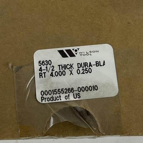 WILSON TOOL 5630 DURA-BLADE 4-1/2 THICK RT 4.000X0.250 PUNCH INSERT