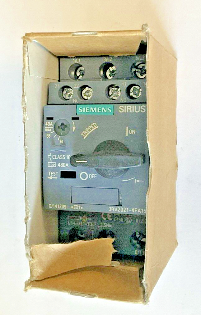 SIEMENS 3RV2021-4FA15 MOTOR CONTROL 24-40A