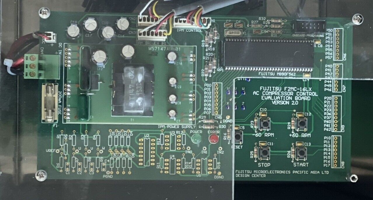 FUJITSU THREE PHASE AC INDUCTION COMPRESSOR SPACE VECTOR PWM CONTROL DEMONSTRATI