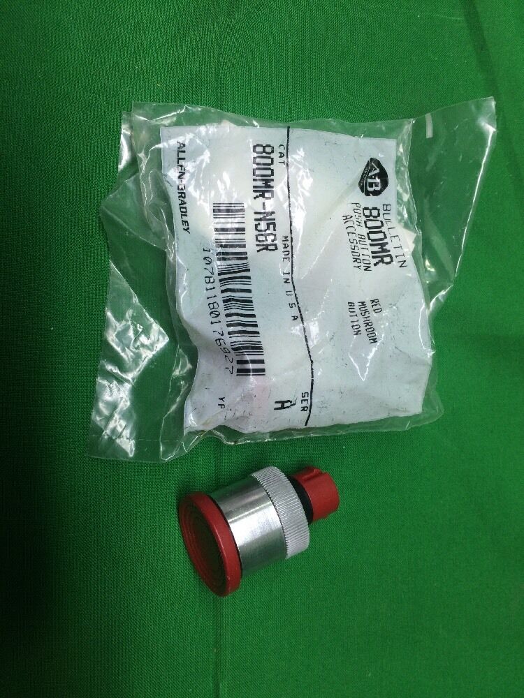 *LOT OF 2* Allen Bradley 800MR-N56R 800MRN56R Red Push Button Cap Series A