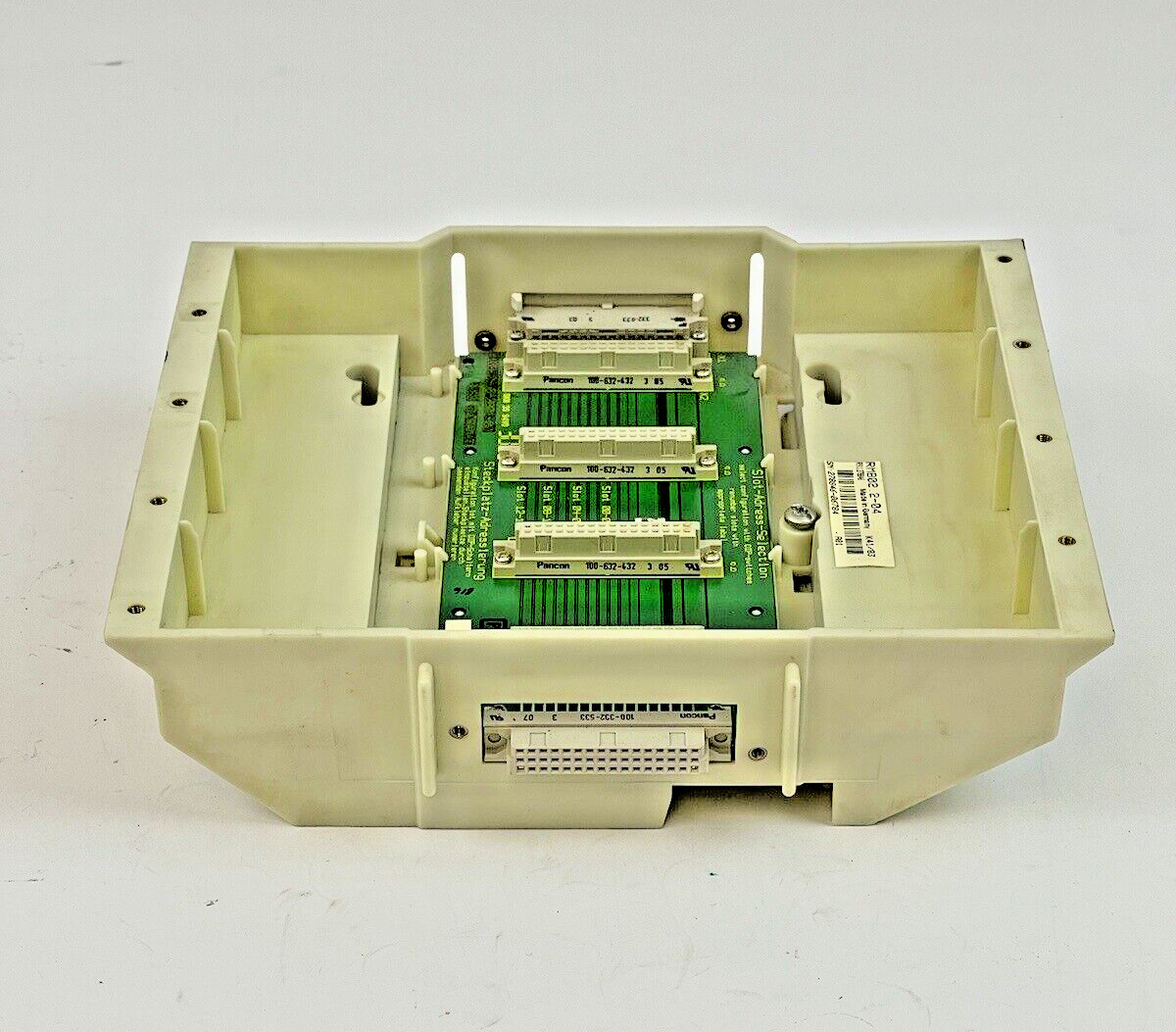 INDRAMAT - REXROTH - RMB02.2-04 - BASE PLATE - 4 SLOT BASE MODULE