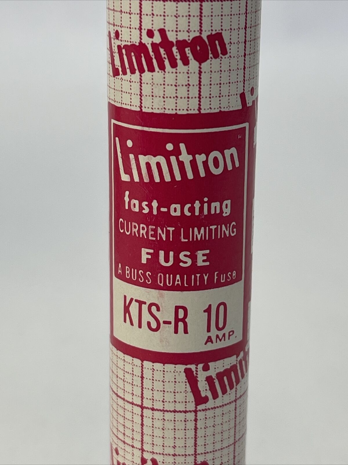 BUSSMAN KTS-R10 FAST ACTING CURRENT LIMITING LIMITRON FUSE 10A 600VAC(LOT OF 10)