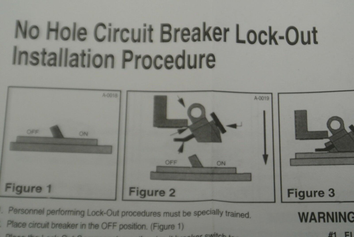 BRADY 65321 NO-HOLE OVERSIZED CIRCUIT BREAKER LOCK-OUT / NEW SURPLUS 3TM25 EACH
