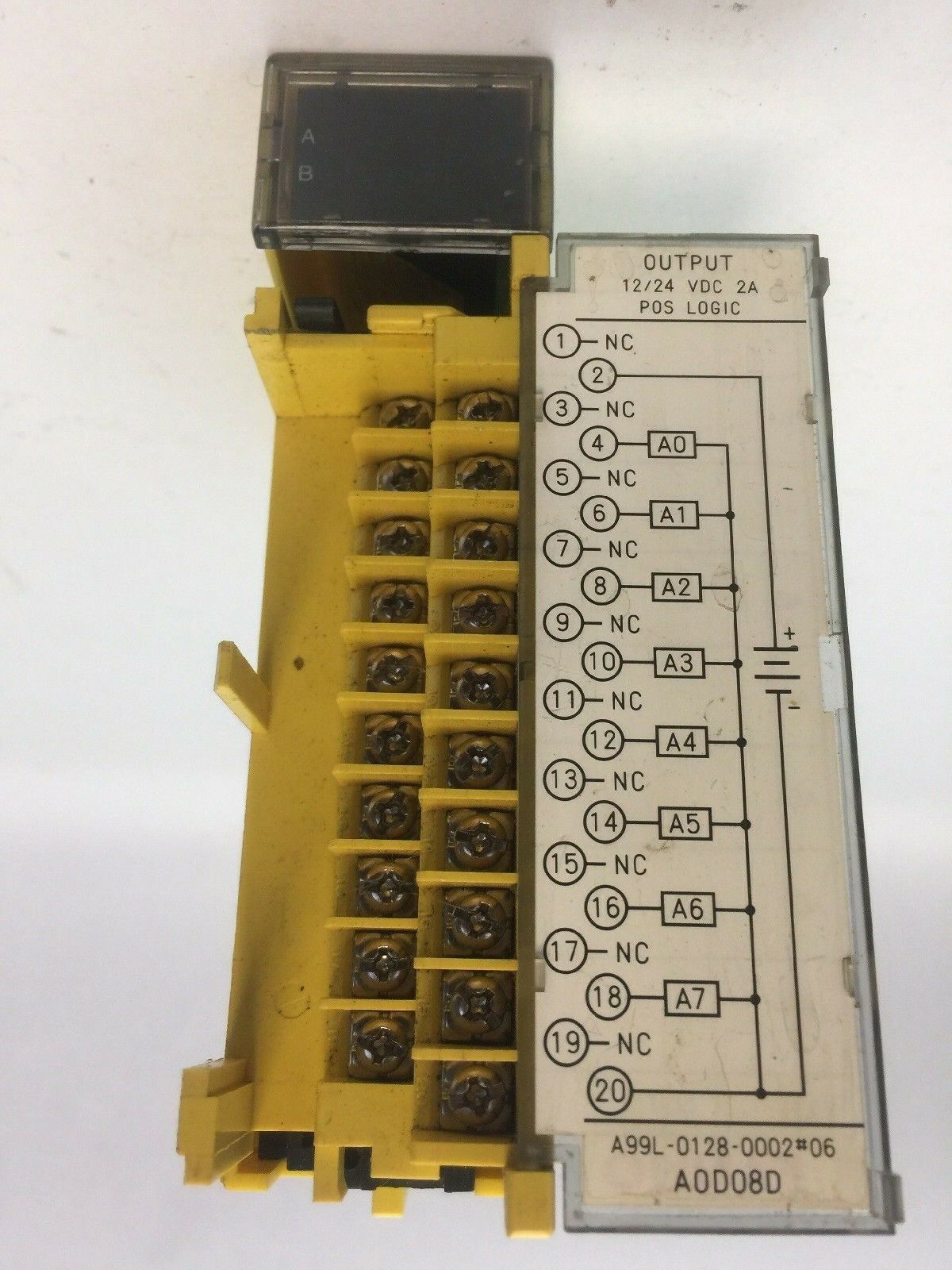 FANUC A03B-0819-C158#D I/O MODULE MODEL A 8PT 230VAC OUTPUT