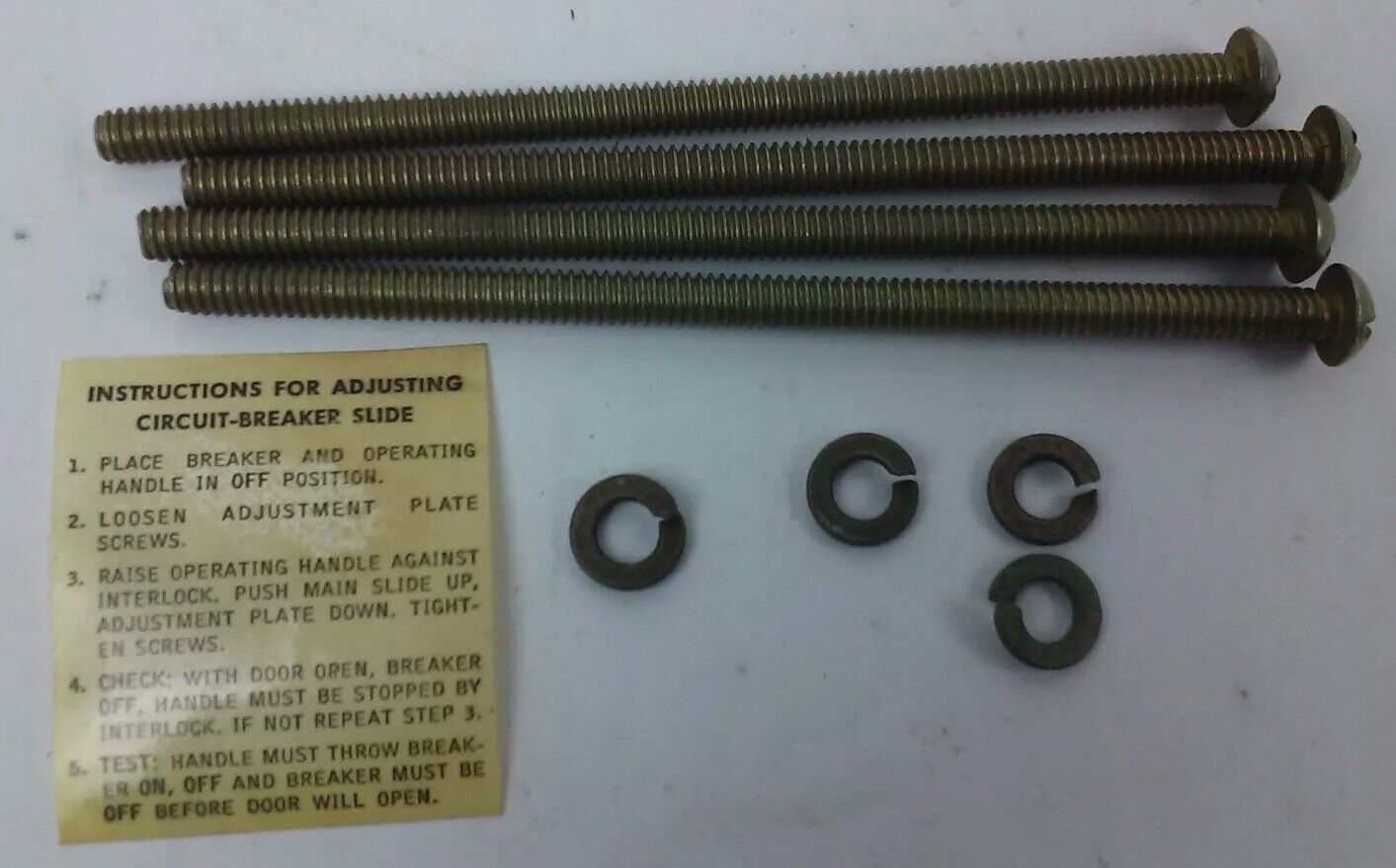 ALLEN BRADLEY 1494D-N21 SER. A FLANGE MOUNTED OPERATOR, SLIDE MECHANISM, 1494D