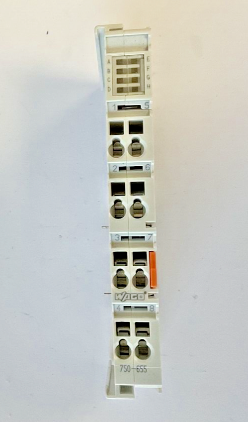 WAGO 750-655 OUTPUT MODULE 8 CHANNEL 24VDC