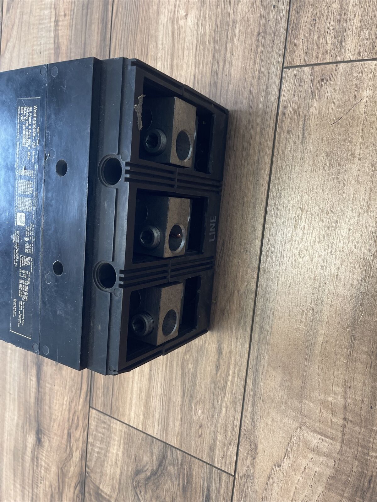 WESTINGHOUSE NB3800PF 600VAC 800A 3P 2610D80G02 MAGNETIC TRIP ADJUSTMENT 400A