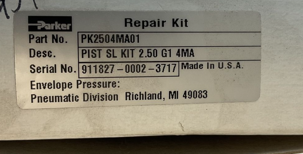 PARKER PK2504MA01 PISTON SEAL KIT 2.50 G1 4MA