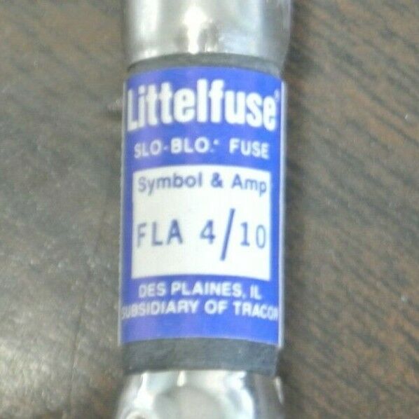 BOX of 10 / LITTELFUSE FLA4/10 MIDGET FUSE 4/10A / 125V / NEW SURPLUS / FLA-4/10