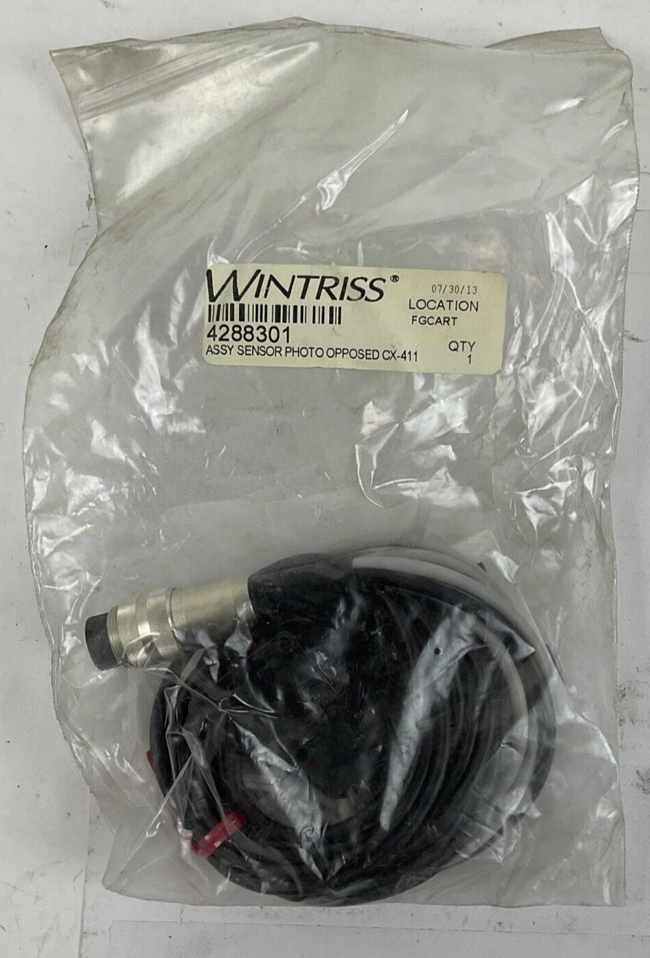 WINTRISS/ PANASONIC 4288301 PHOTO ELECTRIC SENSOR CX-411D / CX411E