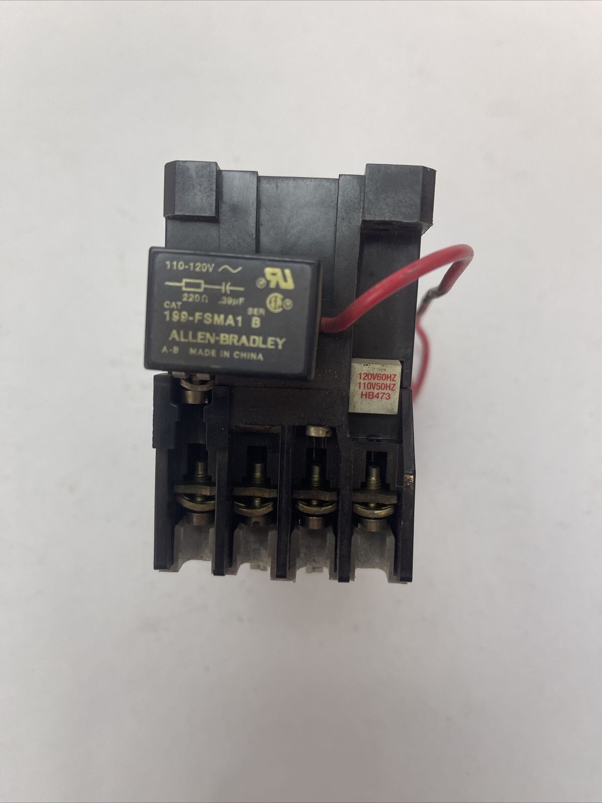 ALLEN BRADLEY STARTER 100-A24ND3 SER C CONTACTOR 600VAC 24A 20HP COIL 120V 60HZ