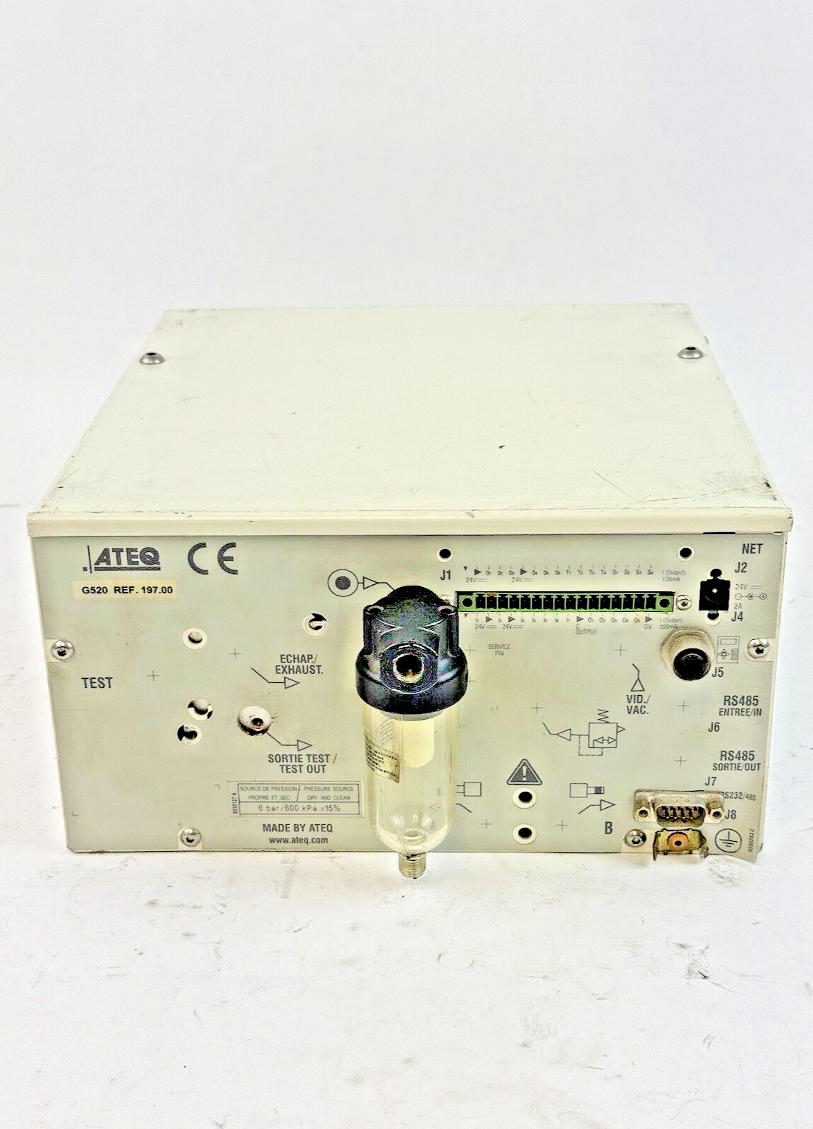ATEQ - PREMIER G - G520 - COMPACT LEAK DETECTOR/ CONTINUOUS FLOW DETECTOR