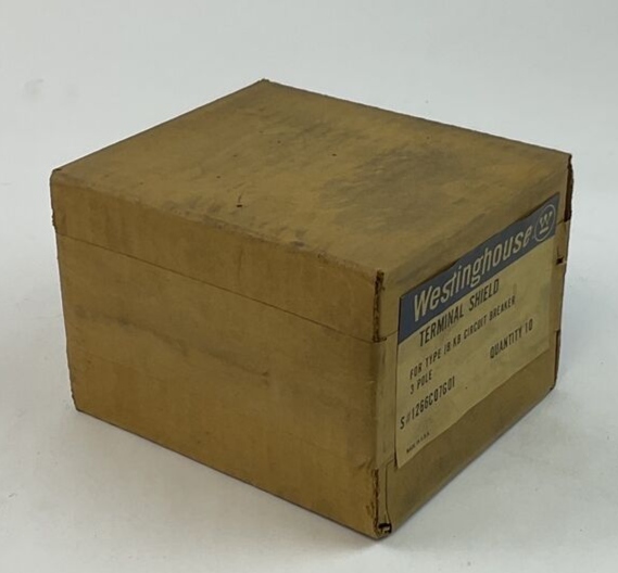 WESTINGHOUSE 1266C07G01 TERMINAL SHIELD FOR JB-KB BREAKERS 3POLE **10 IN BOX**