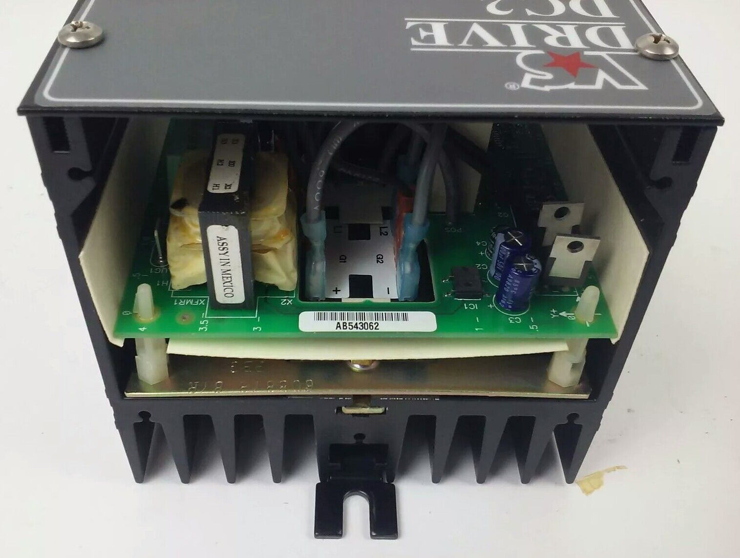 Reliance Electric Motor Controller DC2-40U, 1-2 HP, INPUT 230V, 12.6A, 1PH, 60HZ