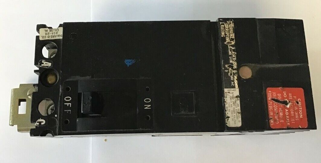 SQUARE D FA22015AC CIRCUIT BREAKER 240VAC/250VDC 2POLE