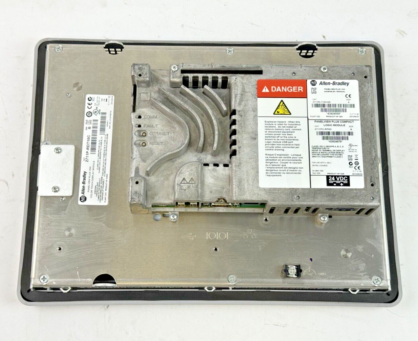 ALLEN-BRADLEY - 2711PC-T10C4D8 SER. A - PANELVIEW PLUS 1000 ASSEMBLED TERMINAL