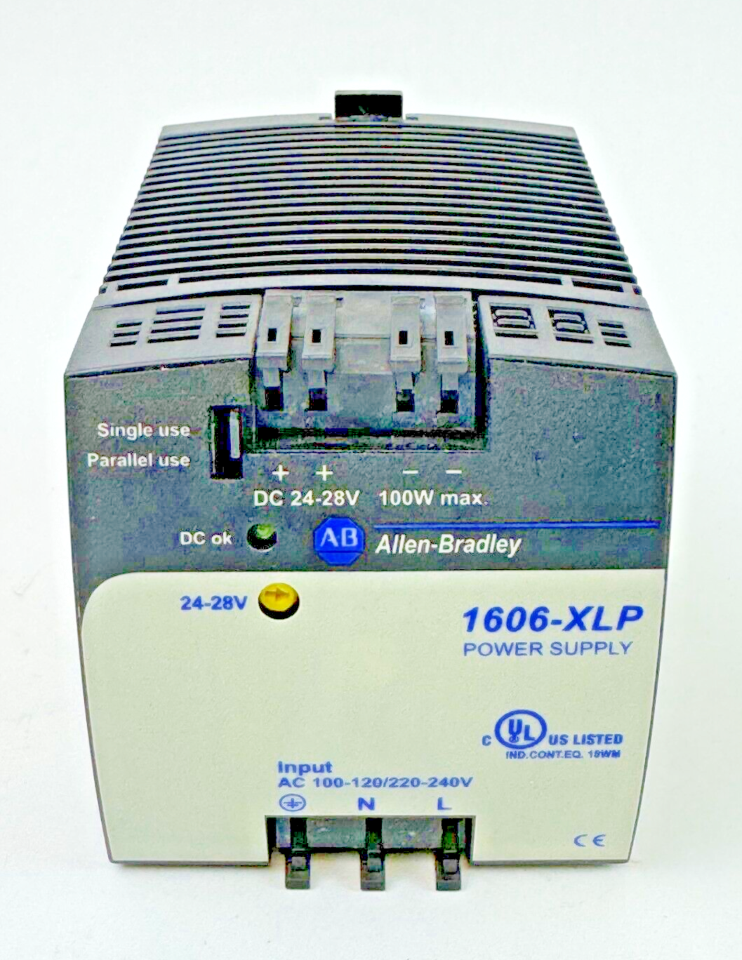ALLEN-BRADLEY - 1606-XLP100E SER. A - POWER SUPPLY - 100 W, 24 VDC, 4.2A